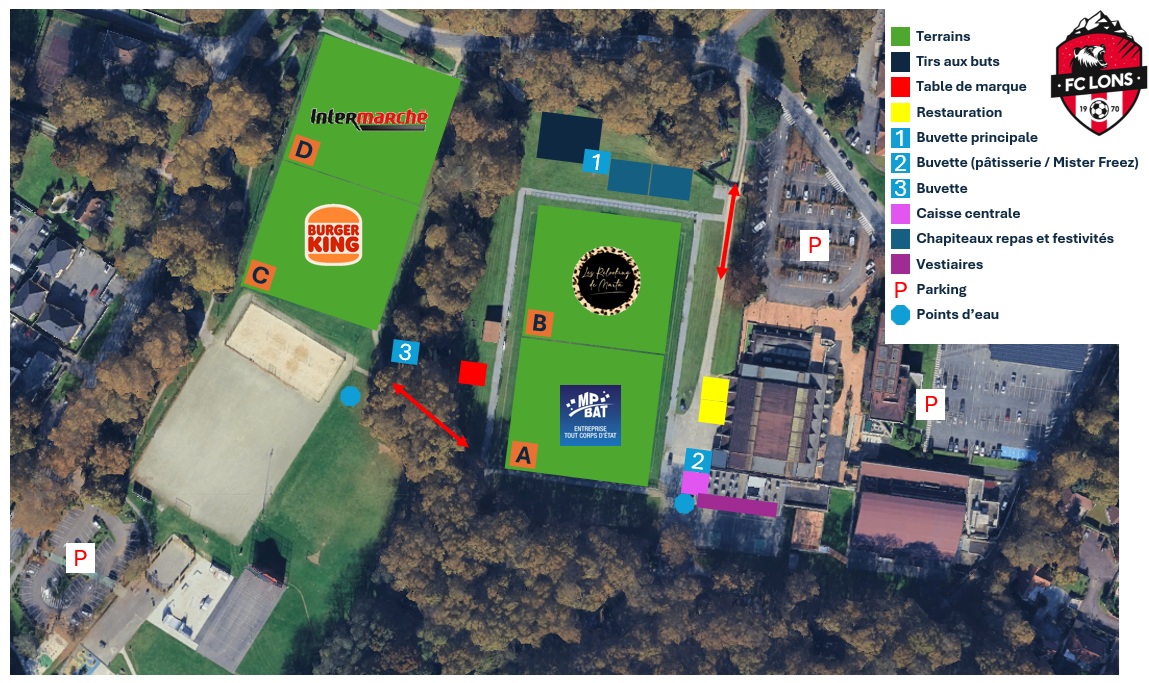 Plan du complexe